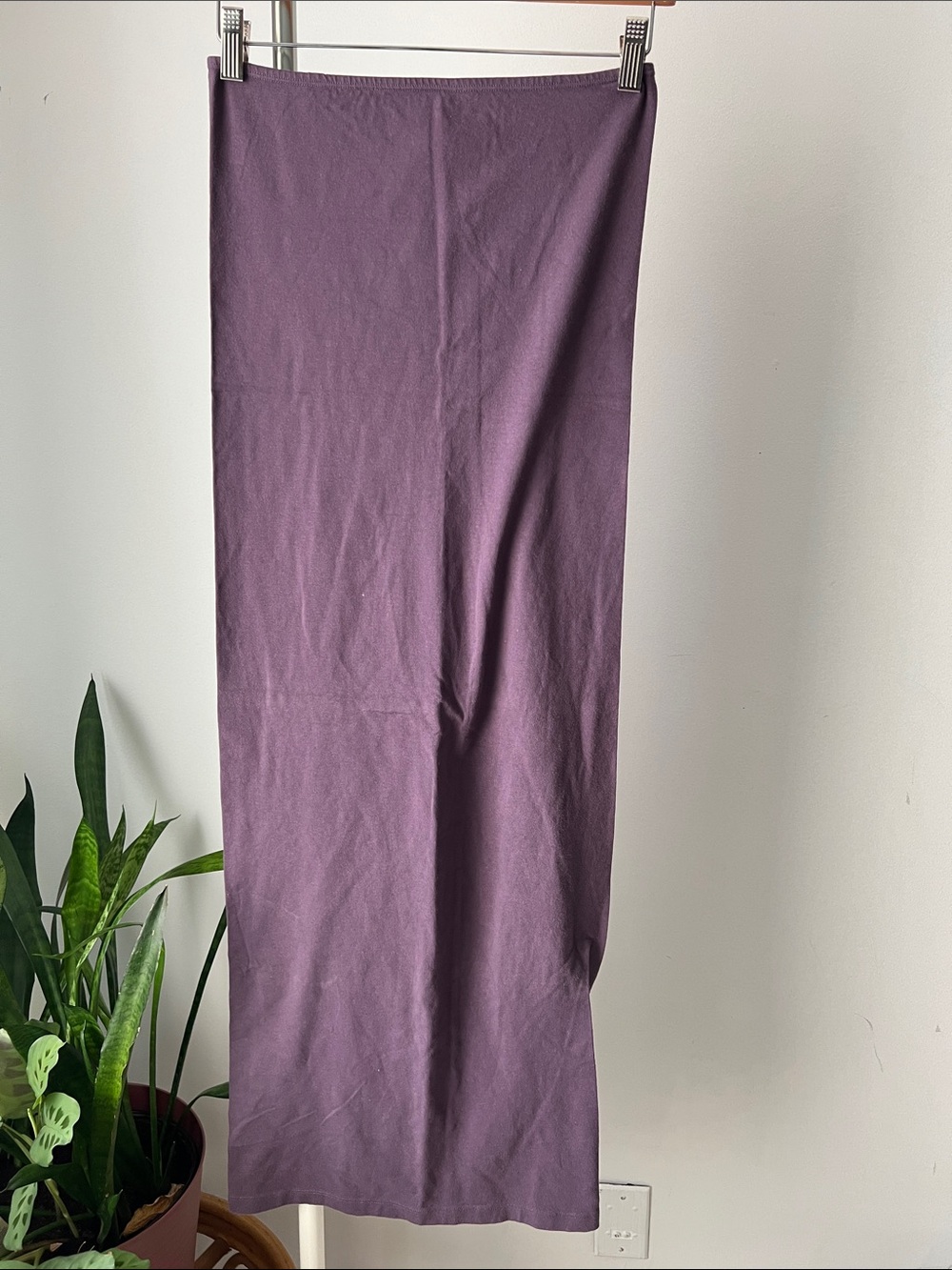 Victoria’s Secret Moda International Strapless Tube Dress in Plum S